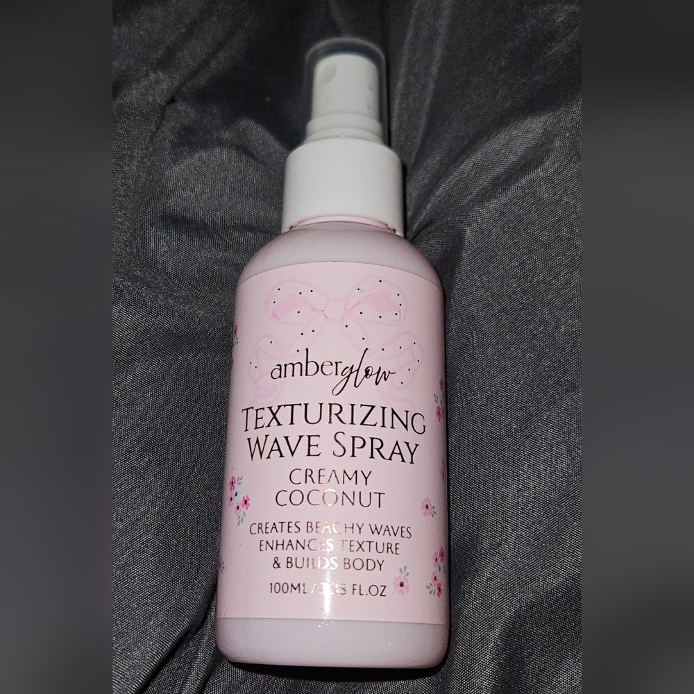 Amber Glow Texturizing Wave Spray - Creamy Coconut Scent 3.38fl Oz BNIB